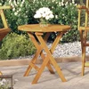 Vidaxl vidaXL Bistro miza, O46x47 cm, masiven akacijev les