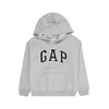GAP Majica HERITAGE mornarska/svetlo siva/bela