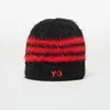 Kapa Y-3 Stripes Beanie Black/ Scarlet M