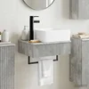 Zidni sudoper Betonska siva 50 x 41 x 39 cm Konstruirano drvo