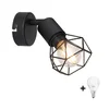 Globo - LED zidno reflektorsko svetlo XARA 1xE14/6W/230V crna