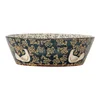 Modra keramična skleda o 28 cm Hezha – Bloomingville