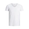 JACK & JONES Majica BASIC V-NECK TEE S/S NOOS, bela