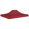 Krov za šator za zabave 4 x 3 m bordo 270 g/m2