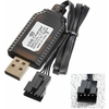 YUNIQUE GREEN-CLEAN USB Univerzalni RC polnilni kabel s priključkom SM-4P za 2S 7.4V LiPo baterijo združljiv RC avto/avto/letalo/dron/RC čoln in druge igrače za daljinsko upravljanje