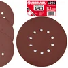 Brusni disk na ježka za žirafo 225mm P120, set 10ks 61225