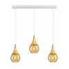 Luster na sajli LACRIMA BELA 3xE27/60W/230V