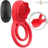 INTENSE GAIL Intimate Stimulator Rose Shape 10 Modes Red Remote Control D-241974