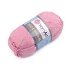 Pletena preja Eco - bombaž XL 200 g - (766) rožnata pentlja.
