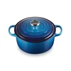 Casserole kozica SIGNATURE 24 cm, 4,2 l, AZURE, lito železo, Le Creuset