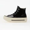 Sneakers Converse Chuck Taylor All Star Lift Double Stack Platform Patent Leather Hi Black/ Egret/ Black EUR 41