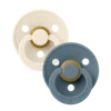 BIBS Cucle, 6-18m, 2 komada, Ivory & Petrol