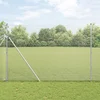 Temeljna zavarena žičana ograda 10 x 1,5 m Srebrna Mreža