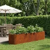 Povišeni vrtni krevet Otporni čelik 200 x 40 x 40 cm