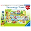 Ravensburger Puzzle Zabava ob ribniku 2x24 kosov
