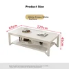 Fanshe Klub sto, 120x60x45cm cm, Beli