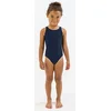 Girls swimsuit finis youth bladeback solid navy 26