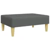 Tabure tamnosivi 77x55x31 cm od tkanine