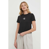 CALVIN KLEIN SHORT SLEEVE T-SHIRT WOMEN BLACK