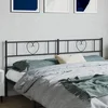Metalno zamjensko uzglavlje crno 193 cm