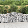 Den Obokane gabion košare 9 kosov 400x50x80/100 cm cinkano ž