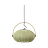 Halo Design 746361 - Luster na sajli DC, 1xE27/40W/230V, prečnik 40 cm, zelena/hrast