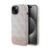 Maska Guess Hc PC/TPU 4G Bottom Stripe za iPhone 15 roze