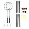 shumee NRZ012 STEEL / BADMINTON KOMPLET 2 LOPAJA + 3 GUTI + MREŽA + POKROV ZA NILS
