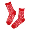 Sokisahtel Nogavice PÄRT merino wool Christmas socks rdeča
