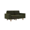 ATELIER DEL SOFA 2-Seat Sofa Sparrow 2 Oil Green Walnut