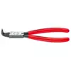 KNIPEX Klešta za unutrašnje sigurnosne prstenove kriva 215mm 44 21 J31 crvena