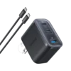 ANKER Punjač Nano 70W GaN/ 3-porta (2x USB-C i 1x USB-A)/ crna