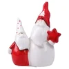 Festa rabbler novogodišnja figura keramička deda mrazovi 9cm ( 760343 )