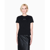 Armani Exchange za ženske. XW001345AF16356UC001 Grafična majica z logotipom črna (S), Črna, Priložnostno, Bombaž, K