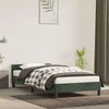Okvir za krevet bez madraca tamnozeleni 100x200 cm baršunasti