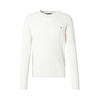 TOMMY HILFIGER Pulover Classic naravno bela