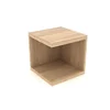 eoshop Konferenčna miza Kamil 40×40 K101 (barva: rjava)