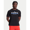 Kappa Majica 351U8KW 005 Črna Regular Fit
