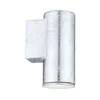 Eglo 30908 - LED spoljno zidno svetlo RIGA 1xGU10/2,8W/230V IP44 srebrno