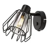 Rabalux Zidna spot lampa Emerencia, 1xE14, Sa prekidačem, Crna