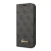 Maska na preklop Guess PC/ TPU 4G Metal Camera Outline Book za iPhone 14 Pro Max crna.