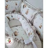 Bubamara037 Gnezdo za bebe sa karnerom Bambi, Krem-Belo