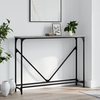 Konzolni stol siva boja hrasta 102x22,5x75 cm konstruirano drvo