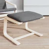 Greatstore Stolček za noge temno siv 51x41x40 cm blago