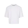 Mens T-shirt oversized Cropped white