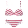 VENICE BEACH Bikini roza/bela