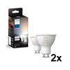 Komplet 4x LED prigušiva sijalica Philips Hue WHITE AMB. GU10/4,2W/230V 2200-6500K