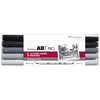 Tombow Dvostranski alkoholni marker ABT PRO - hladne sive barve 5 kosov
