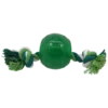 Igrača Dog Fantasy Strong Mint žogica z vrvjo 8,2 cm zelena