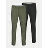 JACK & JONES Chino hlače Macro Dave  pastelno zelena / črna